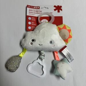 Skip Hop Silver Lining Cloud Jitter Stroller Toy Baby Infant 0+ Months
